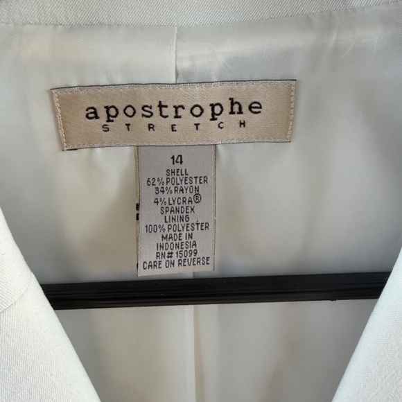 Apostrophe Size 14 one button Blazer - Picture 2 of 2